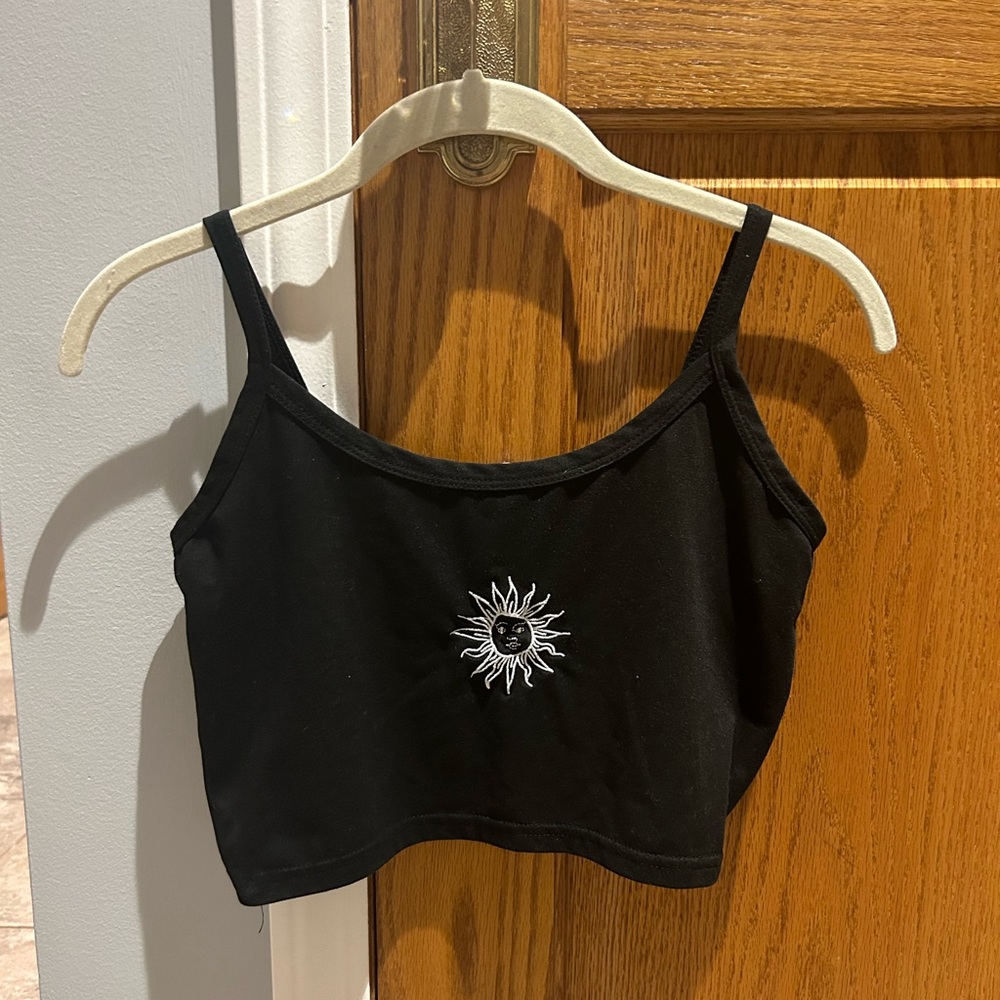 Cutie black star tank top